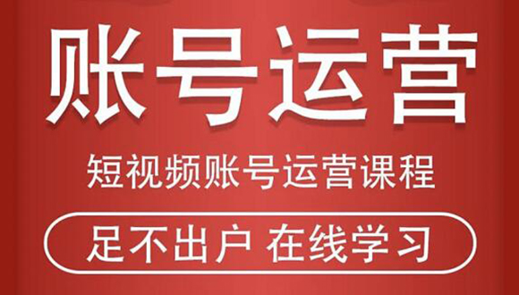 短视频账号运营课程：从话术到短视频运营再到直播带货全流程，新人快速入门-小伟资源网