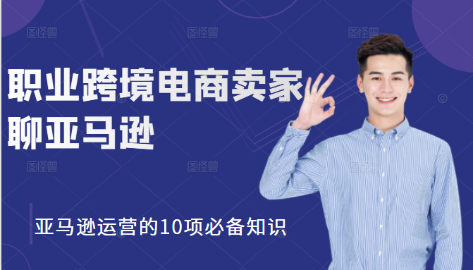 职业跨境电商卖家聊亚马逊：亚马逊运营的10项必备知识，12堂课让你看懂亚马逊运营-小伟资源网