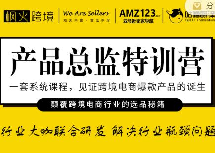 枫火跨境·产品总监特训营，行业大咖联合研发解决行业瓶颈问题-小伟资源网