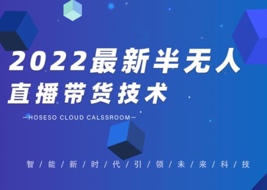 禾兴社·2022最新抖音半无人直播带货技术及卡直播广场玩法，价值699元-小伟资源网