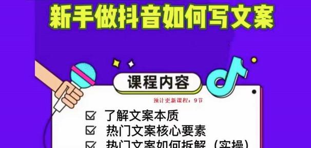 新手做抖音如何写文案，手把手实操如何拆解热门文案-小伟资源网