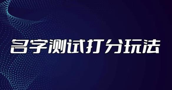 最新抖音爆火的名字测试打分无人直播项目，轻松日赚几百+【打分脚本+详细教程】-小伟资源网