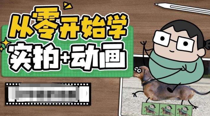 从零开始学实拍加动画，实拍加动画创意教程-小伟资源网