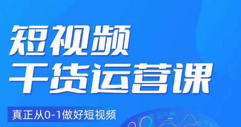 小龙社长·短视频干货运营课，真正从0-1做好短视频-小伟资源网