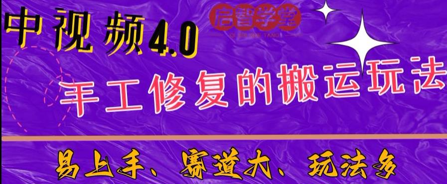 中视频4.0赛道：新手福音，入门简单，上手快【揭秘】-小伟资源网