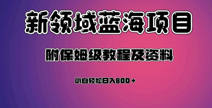 虚拟资源蓝海领域新项目，轻松日入800＋，附保姆级教程及资料-小伟资源网