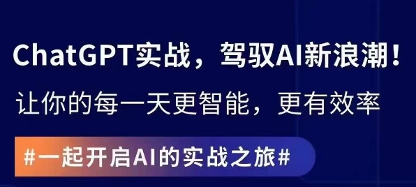 ChatGPT实战指南，创新应用与性能提升，解锁AI魔力，启程智能未来-小伟资源网