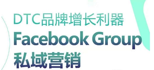 DTC品牌增长利器：Facebook Group私域营销策略-小伟资源网