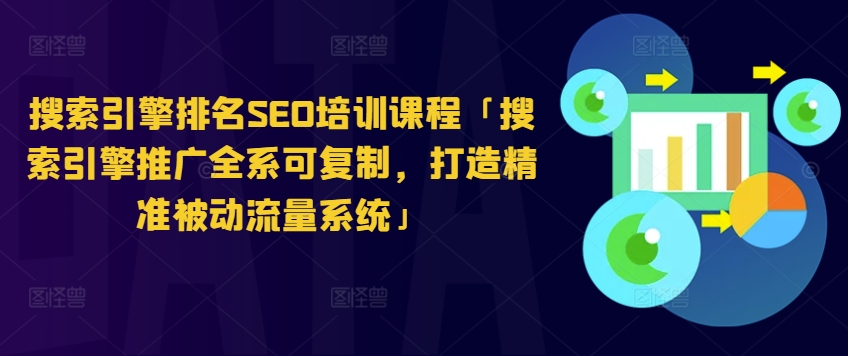 SEO培训课程：打造精准被动流量系统-小伟资源网